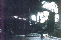 SRN4 The Prince of Wales (GH-2054) destroyed by fire at Dover